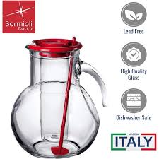 Bormioli Rocco Kufra Jug w/ Ice Container 72 3/4 Ounce ...