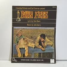 Born Free Sheet Music 1966 - Etsy