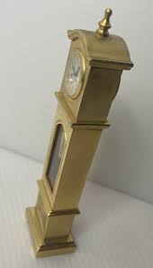 Vintage XANADU BRASS FINISH GRANDFATHER CLOCK DOLLHOUSE 5 1 ...