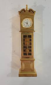 5.5" Tall Beautiful mini vintage grandfather clock | eBay