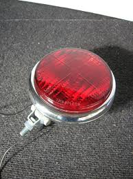 RED BOSCH FOG LIGHT BACK LAMP PORSCHE 356 911 BMW VW MB ...