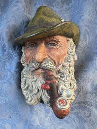 Vintage Bossons Bearded Tyrolean Man Chalk Head | eBay