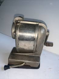 Vintage Boston Pencil Sharpener Hand Cranked Vacuum Mount ...