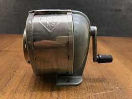 Mid Century Hunt Boston KS 8 Hole Chrome & Gray Pencil Sharpener | eBay