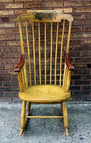 19th Century New England Painted Rocking Chair, Original Paint For Sale at 1stDibs | paint for rocking chair