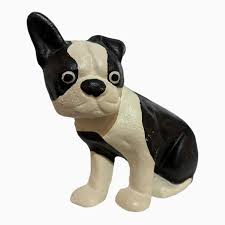 Vintage Cast Iron Boston Terrier Dog Door Stop – Stellar Made and Found