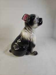 Vintage 8" Boston Terrier Figurine | eBay