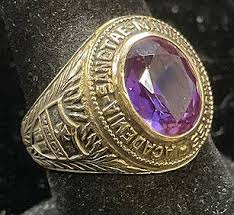 Vintage 10k Yellow Gold Boston University Class Ring