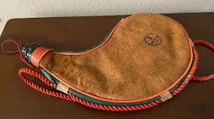 Federico Paternina Leather Flask Is EMPTY Flask The Great Rioja Made in Spain | eBay Australia