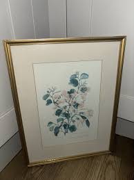 Vintage Floral Print by S C Seagrief Still Life | eBay UK