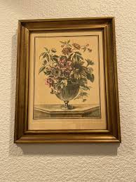 Antique Framed Floral Engraving After Louis Tessier By Jean-Jacques Avril | eBay