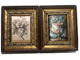 Silk Threaded Art Work by Corona Décor Co- Vintage-set of Two | eBay Australia