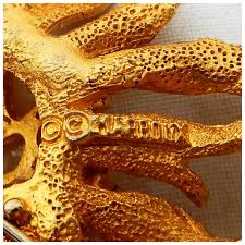 Vintage Signed Marboux Wildflower and Faux Pearl Pin by ...