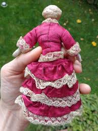 Antique Doll Bisque Doll Closed Mouth for Antique Dollhouse Antique Dress - Etsy Canada