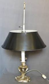 Silvered Bouillotte Lamp For Sale at 1stDibs | reproduction bouillotte lamps for sale