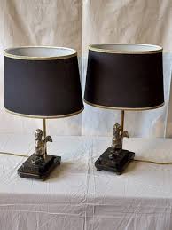 Vintage Metal Animal Telescope Table Lamps, Set of 2 for sale at Pamono
