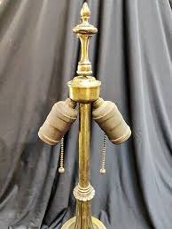 Signed Pairpoint Silverplate Reverse Painted Shade Antique ...