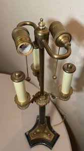 Large Vintage Bronze Brass Ornate Neoclassical Electric Claw ...