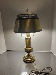 Vintage Bouillotte Style Lamp in a Brushed Brass Finish With ...