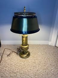 Brass Lamp, Vintage, Desk Lamp, Solid Brass, Vintage Table ...