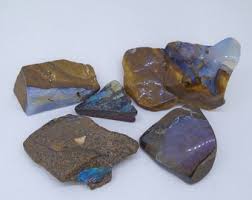 5 X Boulder Opal Polished Pieces - Natural Colours, Polished ...