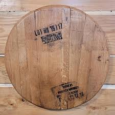 Buffalo Trace Bourbon Barrel Head Tray With Optional Lazy ...