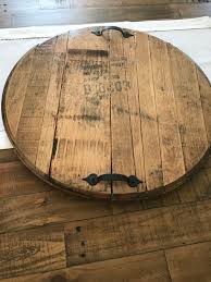 Bourbon Barrel Head Serving Tray , or Centerpiece - Etsy