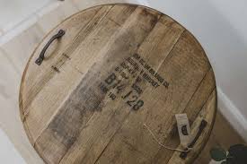 Jim Beam Barrel Top Serving Tray - Trays - D & D Barrel ...