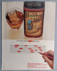 Original 1964 Full Page Magazine Advertisement for Bourbon ...