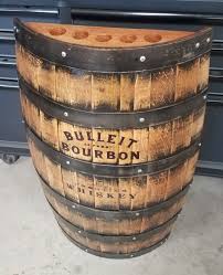 Whiskey barrel pool cue rack, billiards, pool stick holder ...