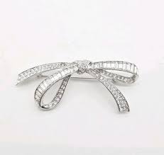 Nolan Miller Crystal Bow Brooch | eBay