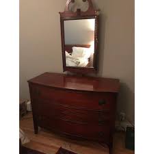 Vintage 1950s Dresser w/ Mirror - AptDeco