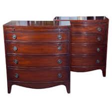 Bow Front Bachelor Chest - 4 For Sale on 1stDibs
