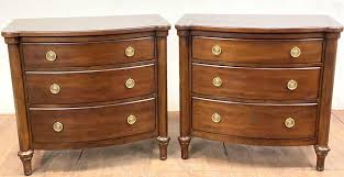 Sold at Auction: Pair Bernhardt Martha Stewart Signature Nightstand