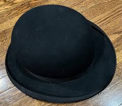 Gordon Bowler Hat Black Felt 6 3/4 Kettle Finish Golden Rule Building St Paul | eBay