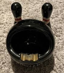 Vintage Bowling Ball Pins 50s Ashtray Tilso Japan Hand Painted Collectible Clean | eBay