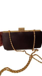 Vintage Satin Bag Rhinestone Wedding Prom Clutch Purse Evening Formal Chain | eBay