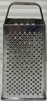 Vintage Metal Cheese Grater Slicer 4 Side Box Rustic ...