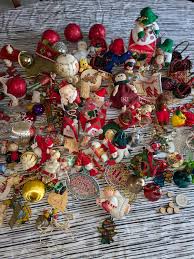 Vintage Christmas Decorations Ornament Mystery Box Figurines ...