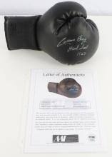 Sold at Auction: CASSIUS CLAY MUHAMMED ALI SIGNED BOXING GLOVE COA