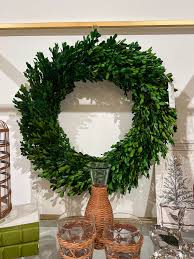 22" Preserved Boxwood Boxwood Wreath – Alexandra Rae ...