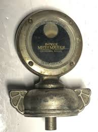 early BOYCE MOTO METER w WINGS radiator Temperature VINTAGE ...
