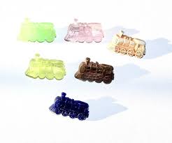 Lot of 6 Plastic Buttons: Figurals/goofies Complete Set of 1940s Era Trains - Rare - Etsy