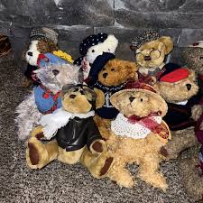 Lot of 14 Brass Button Pickford Bears Plush Teddy Bears ...