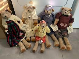 Vintage collectible Teddy Tompkins Bears Set | Mercari