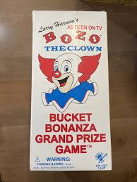 Vintage Bozo The Clown Bucket Bonanza Grand Prize Game Larry ...