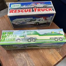 Vintage 1994 Hess Rescue Truck - 1993 BP Toy Race Car ...