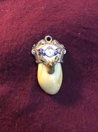 Vintage BPOE Order of The Elks Lodge Gold Tone Elk Tooth ...