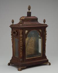 An English 18th century bracket clock, quarter chime on six ...