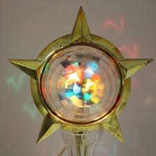 Vintage Bradford Celestial Star Motion Light Christmas Tree ...
